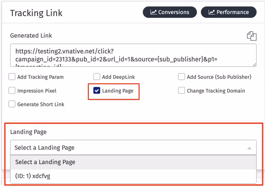 Landing Pages
